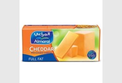 المراعي جبنة شيدر كامل الدسم بلوك250غرام